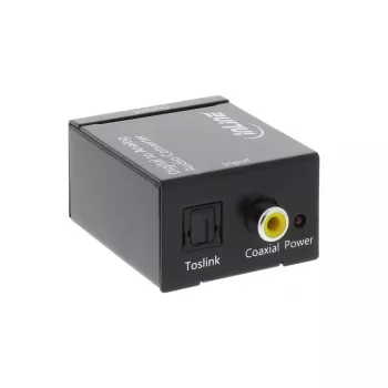 InLine garso keitiklis skaitmeninis į analoginį Toslink arba RCA įėjimas, 2x RCA stereo išėjimas