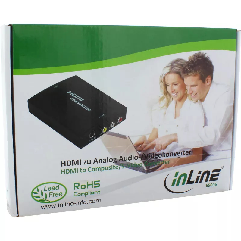 InLine HDMI į S-Video keitiklis + RCA garso keitiklis