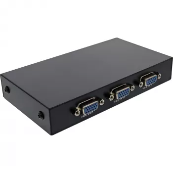 InLine VGA jungiklis mechaninis 2 prievadų 15 kontaktų Sub-D HD 1920 x 1440