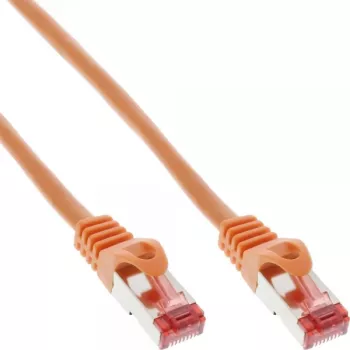 InLine Patch Laidas S/FTP PiMF Cat.6 250MHz PVC varinis oranžinis 0,25 m