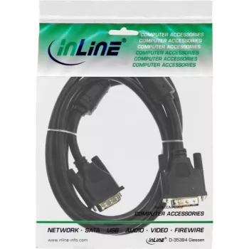 DVI-I laidas 24+5 M/M Dual Link InLine 17793 3m