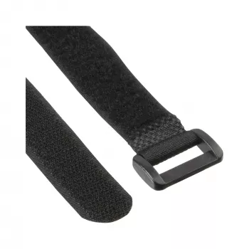 InLine kabelių tvirtinimo dirželiai su lipnia juosta 10 vnt. juodi 20 mm x 300 mm