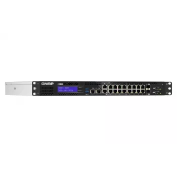 QNAP QGD-1602-C3758-16G valdomas L2 tinklo jungiklis 2.5G Ethernet (100/1000/2500) Juoda, Pilka