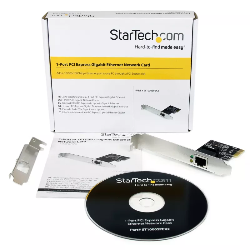 StarTech.com ST1000SPEX2 PCIe Gigabit tinklo adapterio kortelė - dvigubas profilis
