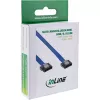 InLine SATA 6Gb/s laidas, mažas kištukas 0,3 m su fiksatoriais