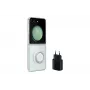 Dėklas Samsung Galaxy Z Flip5 EF-XF73KKTEGWW — permatomas, 6,7 colio (17 cm) ekranui