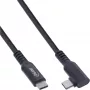 InLine USB 3.2 Gen.1 laidas, USB Type-C vyriškas/vyriškas kampuotas VR, juodas, 5 m