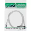 InLine 72633 tinklo kabelis pilkas 0,3 m Cat6a S/FTP (S-STP)