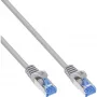 InLine 72601 tinklo kabelis pilkas 1 m Cat6a S/FTP (S-STP)