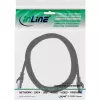 InLine 72655S tinklo kabelis juodas 0,5 m Cat6a S/FTP (S-STP)