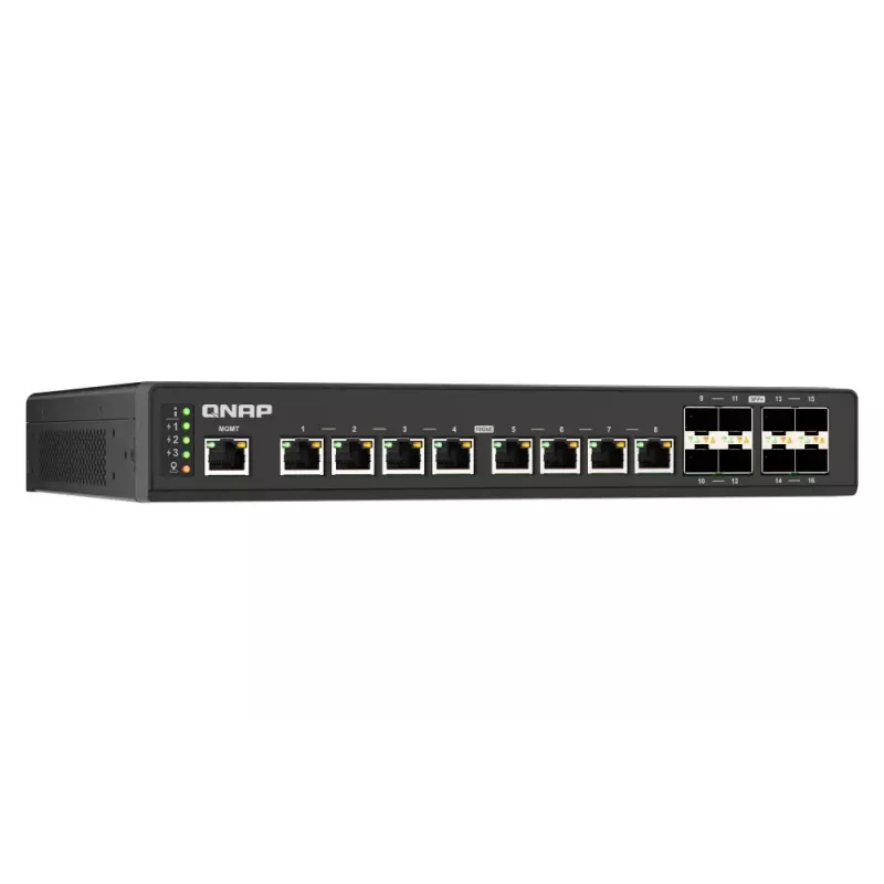 QNAP QSW-IM3216-8S8T valdomas tinklo jungiklis L2 10G Ethernet (100/1000/10000) Juodas
