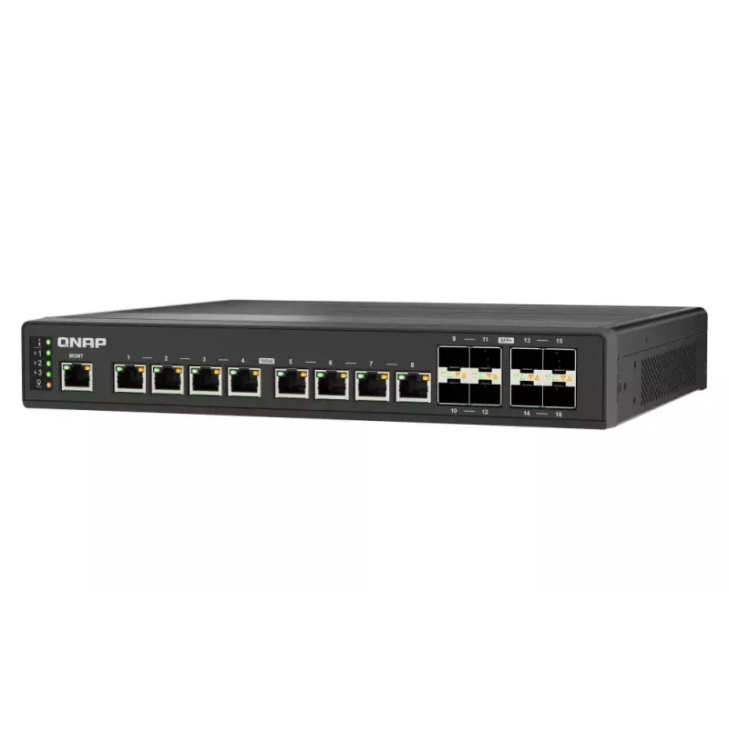 QNAP QSW-IM3216-8S8T valdomas tinklo jungiklis L2 10G Ethernet (100/1000/10000) Juodas