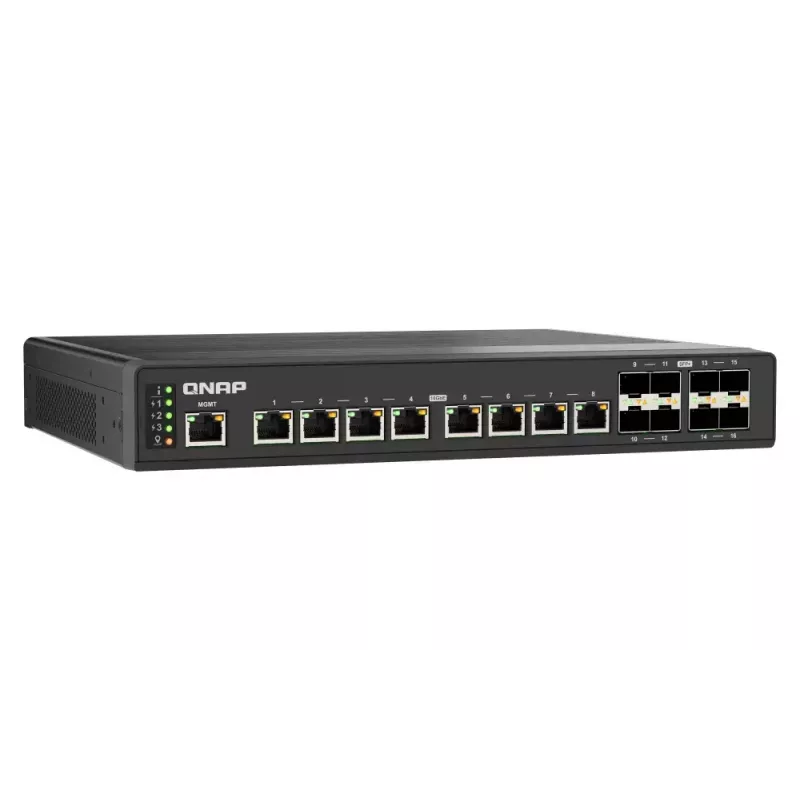 QNAP QSW-IM3216-8S8T valdomas tinklo jungiklis L2 10G Ethernet (100/1000/10000) Juodas