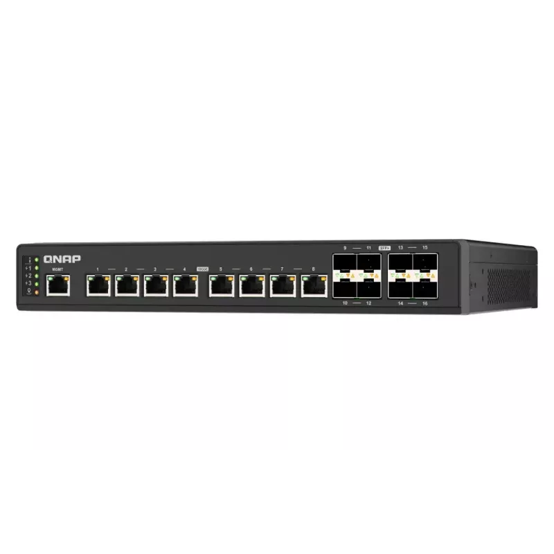 QNAP QSW-IM3216-8S8T valdomas tinklo jungiklis L2 10G Ethernet (100/1000/10000) Juodas