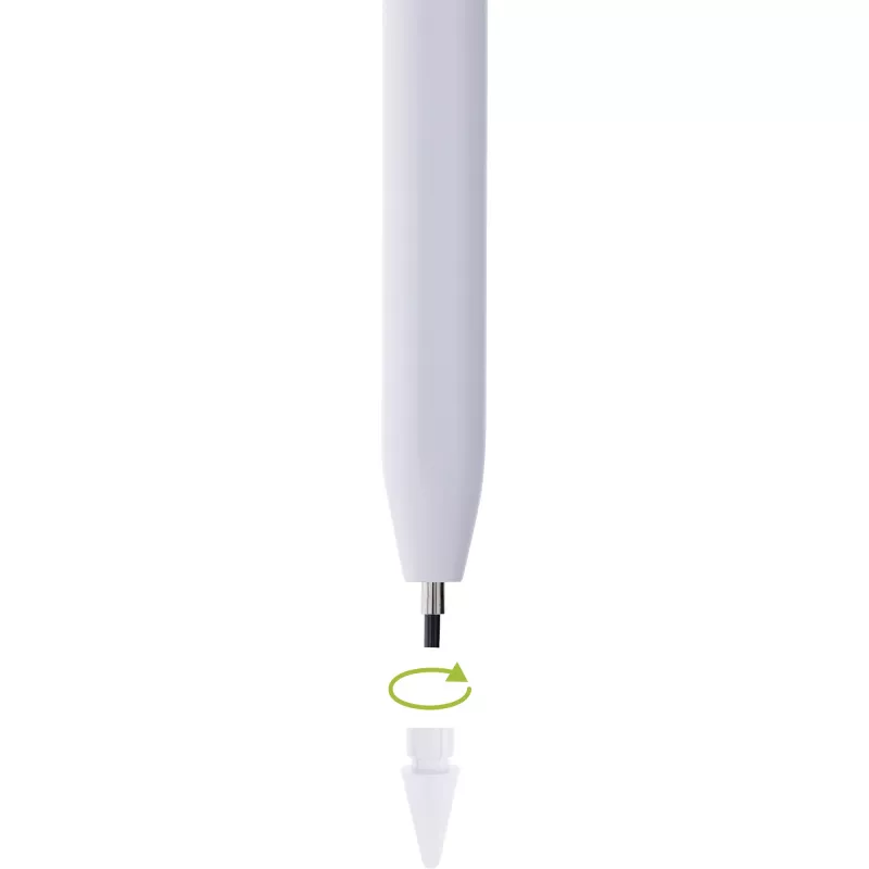 Stylus rašiklis InLine 55468W baltas 15g, skirtas Apple planšetėms