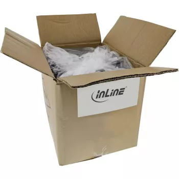 InLine B-76811B tinklo kabelis, mėlynas, 1 m, Cat6a, S/FTP (S-STP)