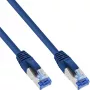 InLine B-76811B tinklo kabelis, mėlynas, 1 m, Cat6a, S/FTP (S-STP)
