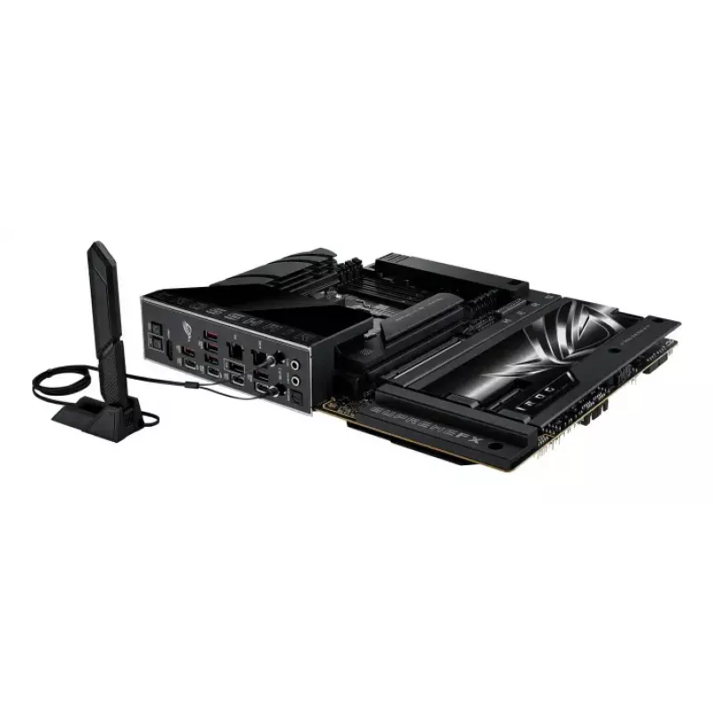 Pagrindinė plokštė ASUS ROG CROSSHAIR X870E HERO BTF — AMD X870E, lizdas AM5, ATX, DDR5, M.2, Wi‑Fi 7