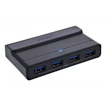 InLine 60604I USB-C jungiklis su 4 prievadų USB šakotuvu