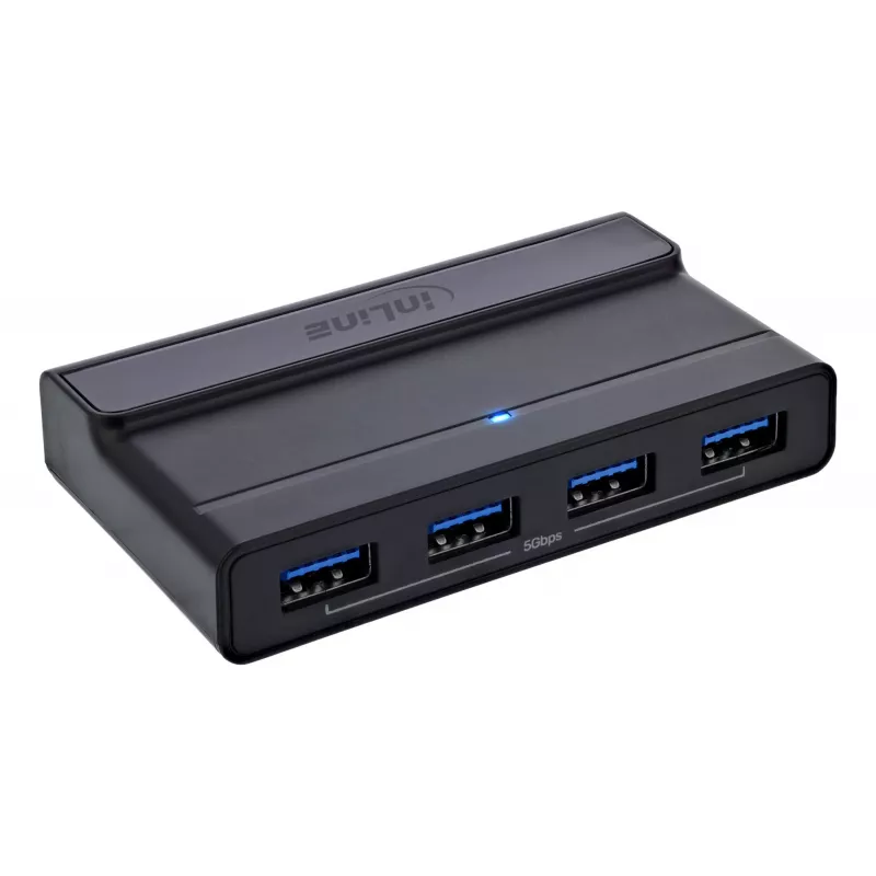 InLine 60604I USB-C jungiklis su 4 prievadų USB šakotuvu