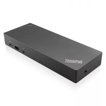 Lenovo ThinkPad Hybrid USB-C su USB-A Dock Laidas USB 3.2 Gen 2 (3.1 Gen 2) Type-C Juoda