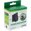 InLine 59971G laido laikiklis Universalus kabelių kabliukas Juodas 100 vnt.