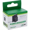 InLine 59971F laikiklis kabeliams Universalus kabelių kabliukas Juodas 10 vnt.