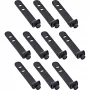 InLine 59972B Silikoninis kabelio raištis Kopėtėlės tipo 65 mm Juoda 10 vnt.