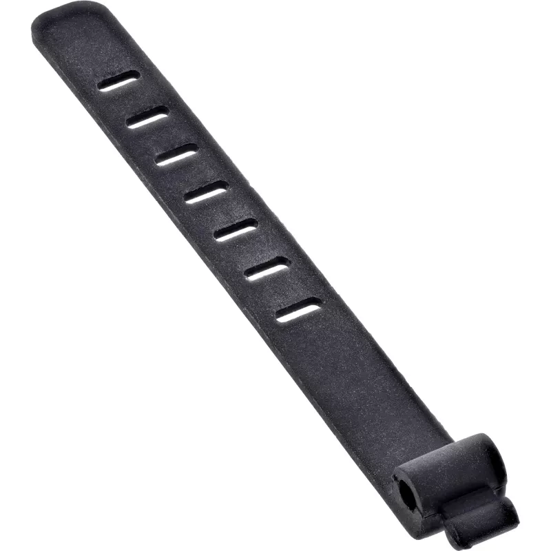 InLine 59972A Ladder tipo kabelio raištis, silikoninis, juodas, 10 vnt.