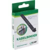 InLine 59972A Ladder tipo kabelio raištis, silikoninis, juodas, 10 vnt.