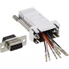 Adapteris InLine DB9 moteriškas / RJ45 8P8C moteriškas metalizuotas korpusas 68889L