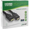 InLine HDMI Active kabelis, HDMI-High Speed su Ethernet, M/M, nailono pynė, 25m