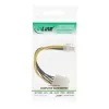 InLine maitinimo adapteris pagrindinei plokštei ATX 2.0/EPS 8pin / 12V ATX1.3 4pin 0.15m