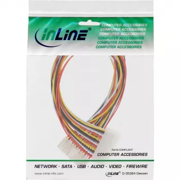 InLine ATX maitinimo laido prailginimas 24pin lizdas / 20+4pin kištukas 26629A