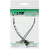 InLine 4pin Molex ventiliatoriaus ilginimo laidas vyriškas/moteriškas 0,70 m