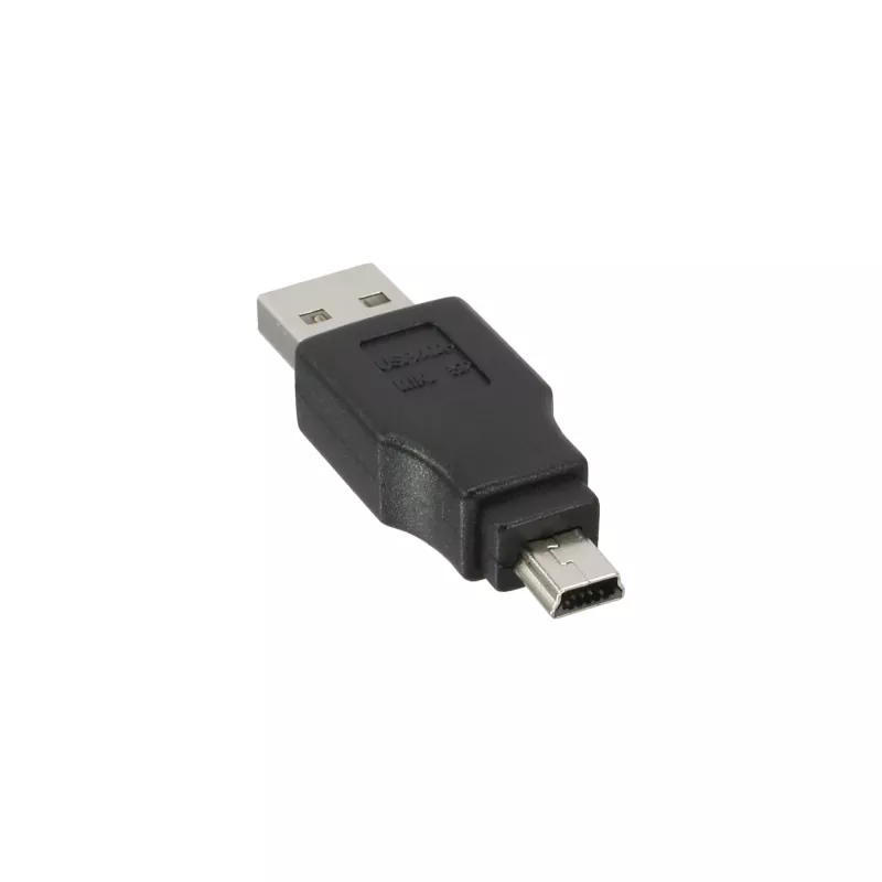 InLine Adapteris USB 2.0 Type A kištukas / Mini-USB 5 kontaktų kištukas 33441C