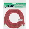 InLine Patch Laidas F/UTP Cat.5e raudonas 10m