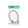 InLine SATA kabelis 90° su fiksatoriais 0,7 m raudonas (27707V)