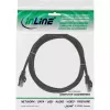 InLine Patch laidas F/UTP Cat.5e juodas 0,5 m