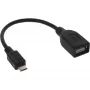 InLine Micro USB OTG adapterio laidas Micro-B (vyriškas) į USB A (moteriška) 0,1 m