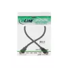 InLine HDMI kabelis High Speed su Ethernet, M/M, juodas, auksuoti kontaktai, 0,5 m