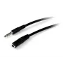 StarTech.com 2m 3.5mm 4 padėčių TRRS ausinių prailginimo laidas - M/F