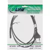 InLine Switzerland maitinimo laidas CEE7/16 kištukas į Euro8 C7 lizdą, juodas, 1,8 m