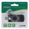 InLine USB 3.0 mobilus kortelių skaitytuvas su 2 lizdais SD SDHC SDXC microSD