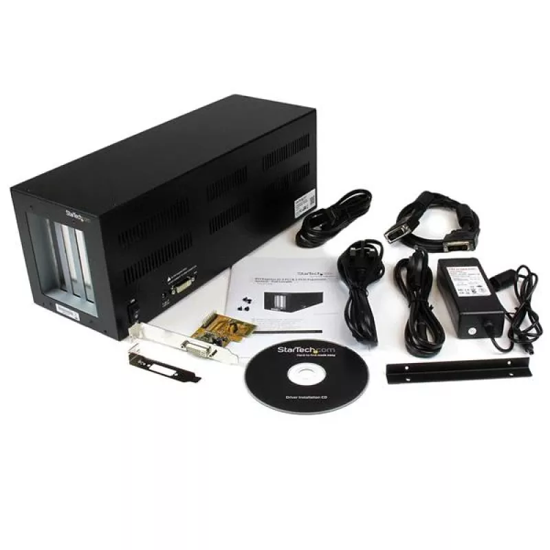 „StarTech.com“ PCI Express išplėtimo korpusas – 2 PCI ir 2 PCIe lizdai – pilno ilgio