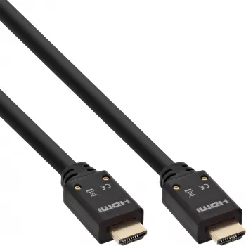 InLine aktyvus HDMI laidas, HDMI High Speed su Ethernet, M/M, 15 m
