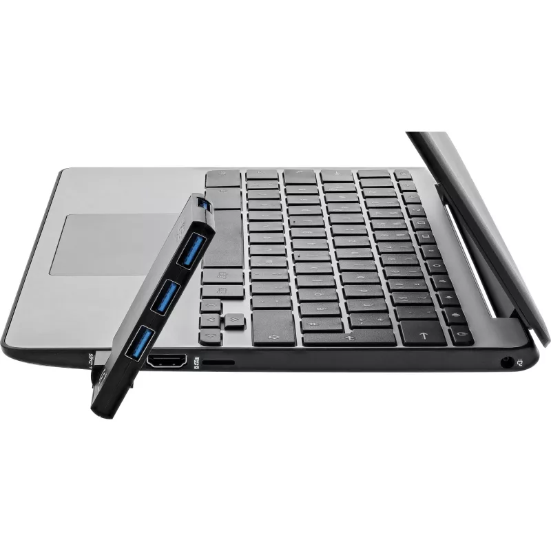 InLine USB 3.0 pasukamas USB centras, 4 prievadai, juodas