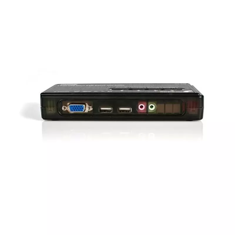 StarTech.com 4 prievadų USB KVM jungiklio rinkinys su kabeliais ir garsu