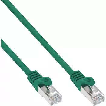 InLine Patch Laidas SF/UTP Cat.5e žalias 2m