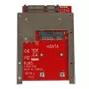 StarTech.com mSATA SSD į 2,5 colio SATA adapteris, SATA, mSATA, juoda, raudona, sidabrinė, CE, FCC, 6 Gbit/s, -40 - 85 °C